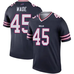 Christian Wade Buffalo Bills Legend Youth Inverted Jersey (Navy)