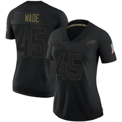 Christian Wade Buffalo Bills Limited Women's 2020 Salute To Service Jersey (Black)
