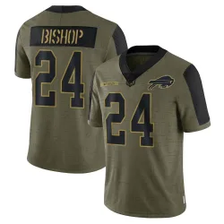 Cole Bishop Buffalo Bills Limited Youth 2021 Salute To Service Jersey (Olive)