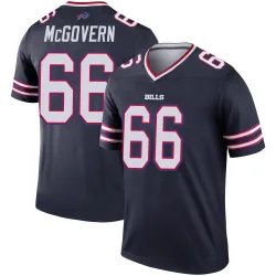 Connor McGovern Buffalo Bills Legend Men's Inverted Jersey (Navy)