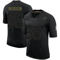 Connor McGovern Buffalo Bills Limited Men's 2020 Salute To Service Jersey (Black)