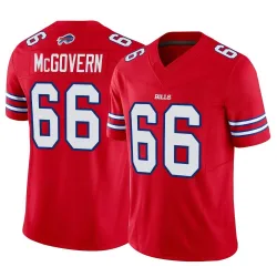 Connor McGovern Buffalo Bills Limited Men's Vapor F.U.S.E. Jersey (Red)