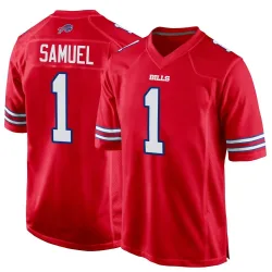 Curtis Samuel Buffalo Bills Game Youth Alternate Jersey (Red)