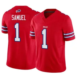 Curtis Samuel Buffalo Bills Limited Men's Vapor F.U.S.E. Jersey (Red)