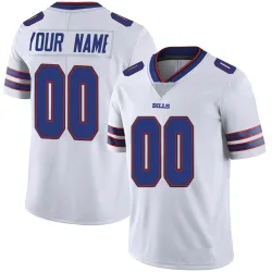 Custom Buffalo Bills Limited Men's Color Rush Vapor Untouchable Jersey (White)