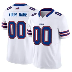 Custom Buffalo Bills Limited Men's Vapor F.U.S.E. Jersey (White)