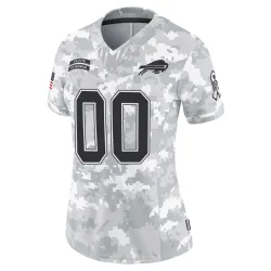 Custom Buffalo Bills Limited Women's 2024 Salute to Service Jersey (Arctic Camo)
