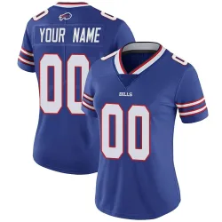 Custom Buffalo Bills Limited Women's Team Color Vapor Untouchable Jersey (Royal)