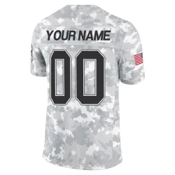 Custom Buffalo Bills Limited Youth 2024 Salute to Service Jersey (Arctic Camo)