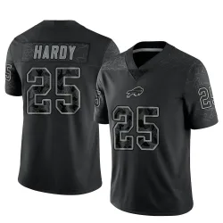 Daequan Hardy Buffalo Bills Limited Men's Reflective Jersey (Black)