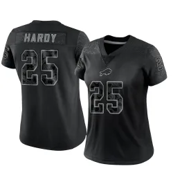Daequan Hardy Buffalo Bills Limited Women's Reflective Jersey (Black)