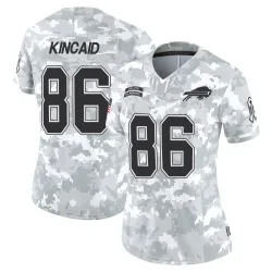 Dalton Kincaid Buffalo Bills Limited Women's 2024 Salute to Service Jersey (Arctic Camo)