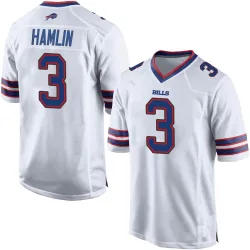 Damar Hamlin Buffalo Bills Game Men's Jersey (White)