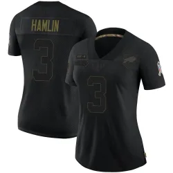 Damar Hamlin Buffalo Bills Limited Women's 2020 Salute To Service Jersey (Black)