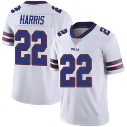 Damien Harris Buffalo Bills Limited Men's Color Rush Vapor Untouchable Jersey (White)