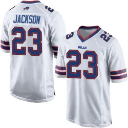 Dane Jackson Buffalo Bills Game Men's Jersey (White)