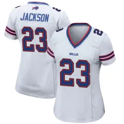 Dane Jackson Buffalo Bills Game Women's Jersey (White)