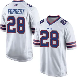 Darrick Forrest Buffalo Bills Game Men's Jersey (White)