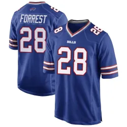 Darrick Forrest Buffalo Bills Game Men's Team Color Jersey (Royal Blue)