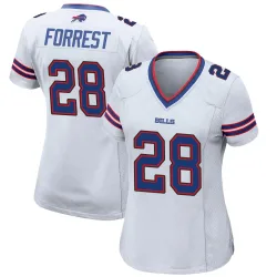 Darrick Forrest Buffalo Bills Game Women's Jersey (White)