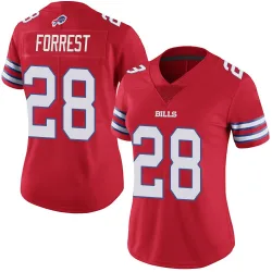 Darrick Forrest Buffalo Bills Limited Women's Color Rush Vapor Untouchable Jersey (Red)