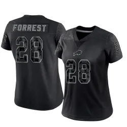 Darrick Forrest Buffalo Bills Limited Women's Reflective Jersey (Black)