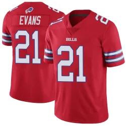 Darrynton Evans Buffalo Bills Limited Men's Color Rush Vapor Untouchable Jersey (Red)