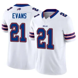 Darrynton Evans Buffalo Bills Limited Men's Vapor F.U.S.E. Jersey (White)