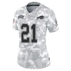 Darrynton Evans Buffalo Bills Limited Women's 2024 Salute to Service Jersey (Arctic Camo)