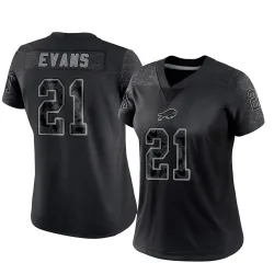 Darrynton Evans Buffalo Bills Limited Women's Reflective Jersey (Black)