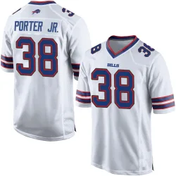 Daryl Porter Jr. Buffalo Bills Game Men's Jersey (White)