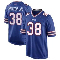 Daryl Porter Jr. Buffalo Bills Game Men's Team Color Jersey (Royal Blue)