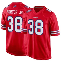 Daryl Porter Jr. Buffalo Bills Game Youth Alternate Jersey (Red)
