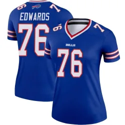 David Edwards Buffalo Bills Legend Women's Jersey (Royal)