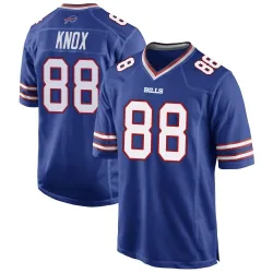 Dawson Knox Buffalo Bills Game Men's Team Color Jersey (Royal Blue)