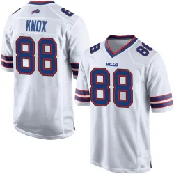 Dawson Knox Buffalo Bills Game Youth Jersey (White)