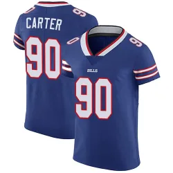 DeWayne Carter Buffalo Bills Elite Men's Team Color Vapor Untouchable Jersey (Royal Blue)