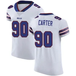 DeWayne Carter Buffalo Bills Elite Men's Vapor Untouchable Jersey (White)