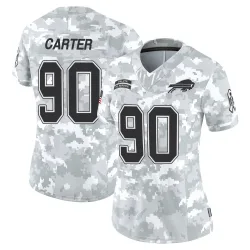DeWayne Carter Buffalo Bills Limited Women's 2024 Salute to Service Jersey (Arctic Camo)