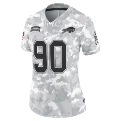 DeWayne Carter Buffalo Bills Limited Women's 2024 Salute to Service Jersey (Arctic Camo)