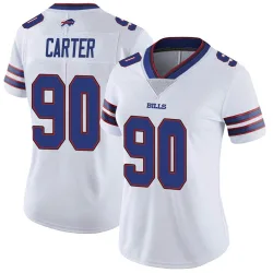 DeWayne Carter Buffalo Bills Limited Women's Color Rush Vapor Untouchable Jersey (White)