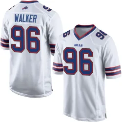 Deone Walker Buffalo Bills Game Men's Jersey (White)