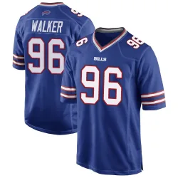 Deone Walker Buffalo Bills Game Men's Team Color Jersey (Royal Blue)