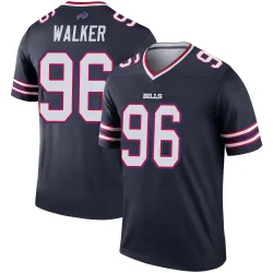 Deone Walker Buffalo Bills Legend Men's Inverted Jersey (Navy)
