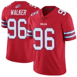 Deone Walker Buffalo Bills Limited Men's Color Rush Vapor Untouchable Jersey (Red)