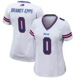 Devin Brandt-Epps Buffalo Bills Game Women's Jersey (White)