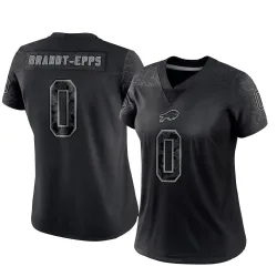 Devin Brandt-Epps Buffalo Bills Limited Women's Reflective Jersey (Black)