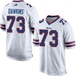 Dion Dawkins Buffalo Bills Game Men's Jersey (White)