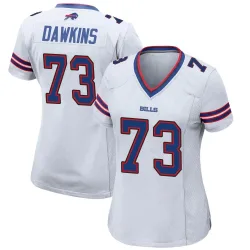 Dion Dawkins Buffalo Bills Game Women's Jersey (White)