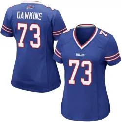 Dion Dawkins Buffalo Bills Game Women's Team Color Jersey (Royal Blue)